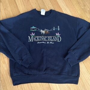 Vintage Mackinac Island Sweatshirt M